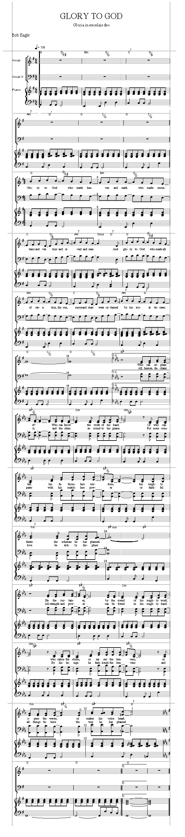 Christian Music for Choirs and Youth Groups